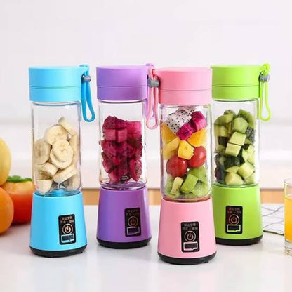 2-in-1 Portable Rechargeable Juicer Bottle – USB Electric Blender