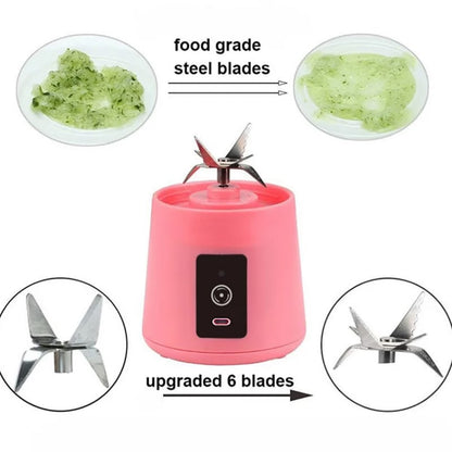 2-in-1 Portable Rechargeable Juicer Bottle – USB Electric Blender
