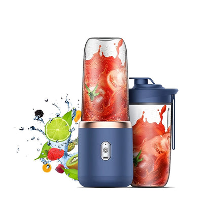 2-in-1 Portable Rechargeable Juicer Bottle – USB Electric Blender